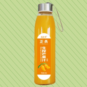 420ml正典生榨芒果汁水杯瓶
